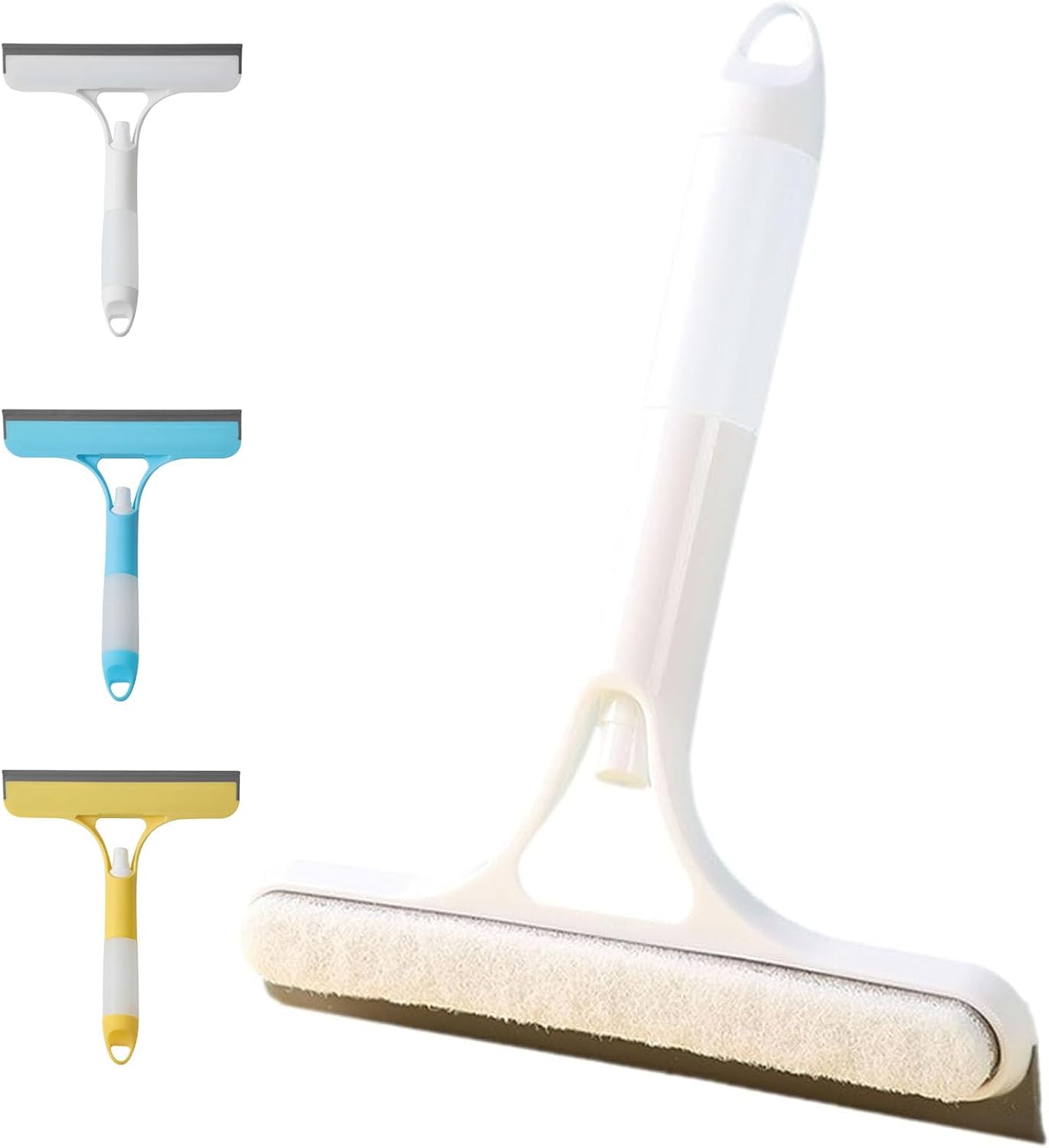 3 in 1 Window Cleaning Scraper, Mirror Squeegee with Sprayer